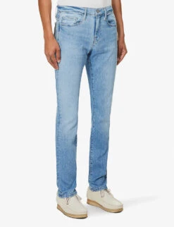 FRAME L'Homme Slim-fit Tapered Stretch-denim Jeans 11 FRAME L'Homme Slim-fit Tapered Stretch-denim Jeans -KOOPES Clothing Shop R04157960 DRIVER ALT02