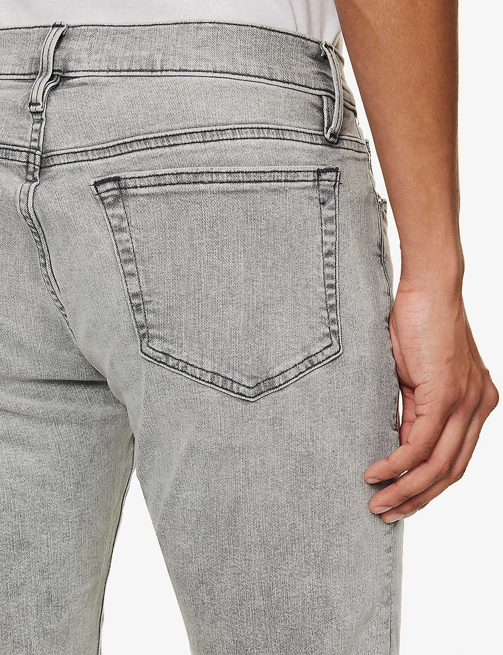 FRAME L'homme Slim-fit Straight-leg Stretch-denim Jeans 8 FRAME L'homme Slim-fit Straight-leg Stretch-denim Jeans - Image 6