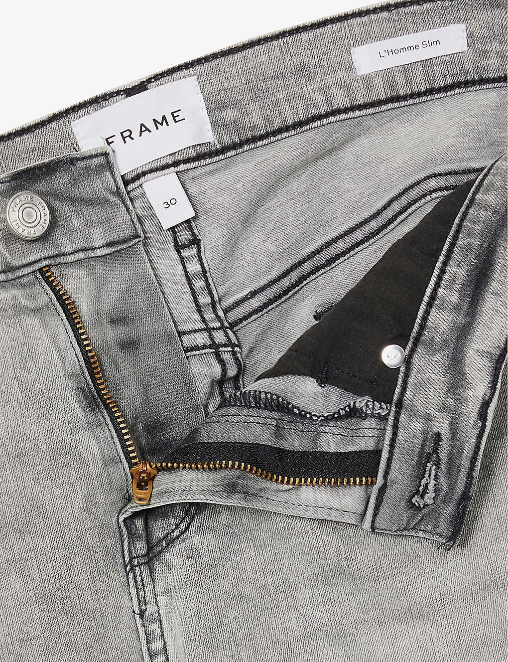 FRAME L'homme Slim-fit Straight-leg Stretch-denim Jeans 9 FRAME L'homme Slim-fit Straight-leg Stretch-denim Jeans - Image 7