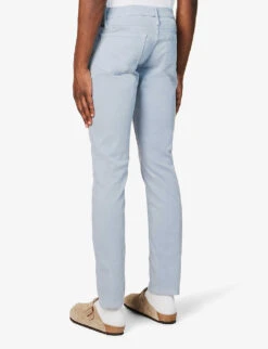 FRAME L'Homme Straight-leg Mid-rise Stretch-woven Jeans -KOOPES Clothing Shop R04157968 SKYBLUE ALT03