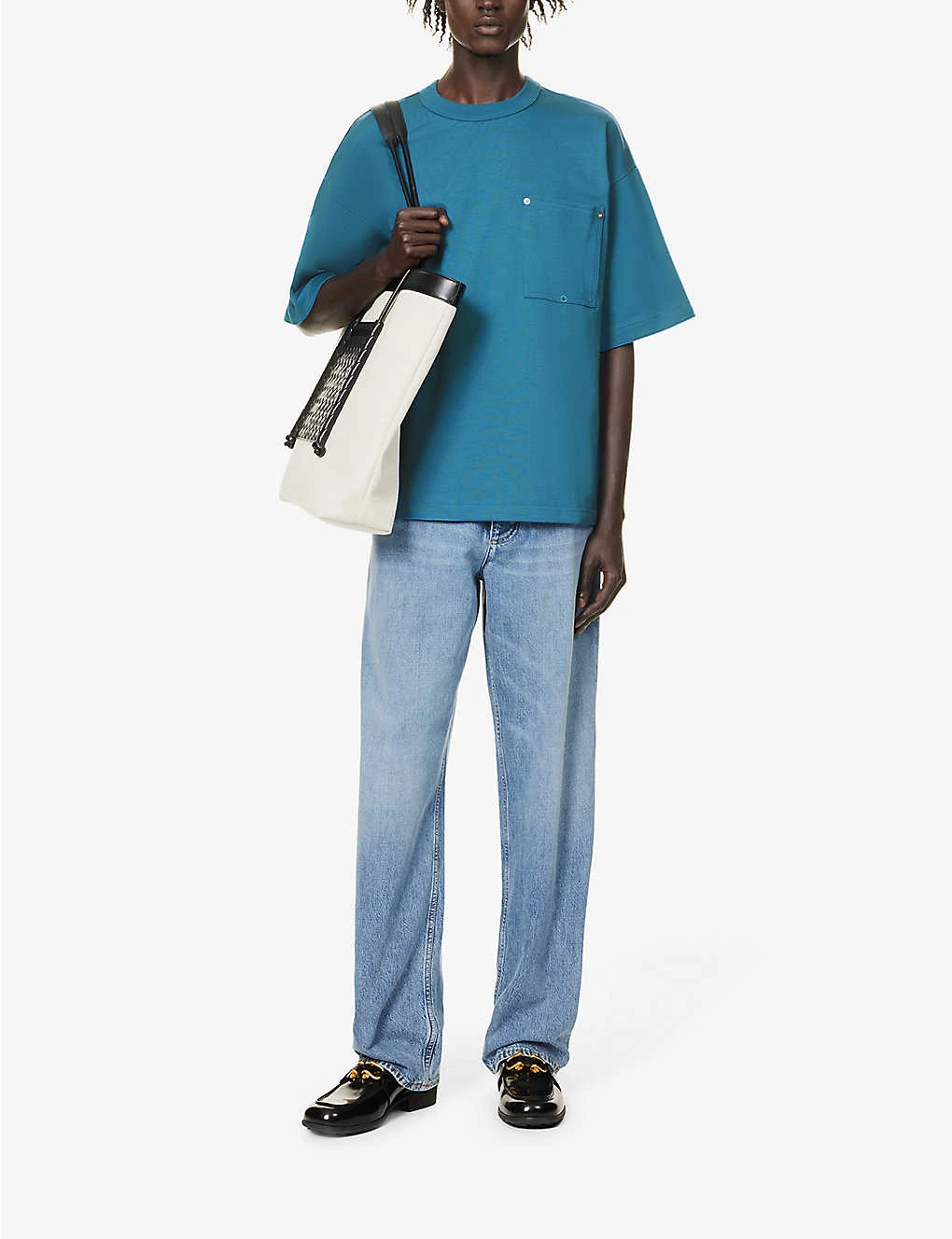 Bottega Veneta Patch-pocket Boxy-fit Cotton-jersey T-shirt 4 Bottega Veneta Patch-pocket Boxy-fit Cotton-jersey T-shirt - Image 2