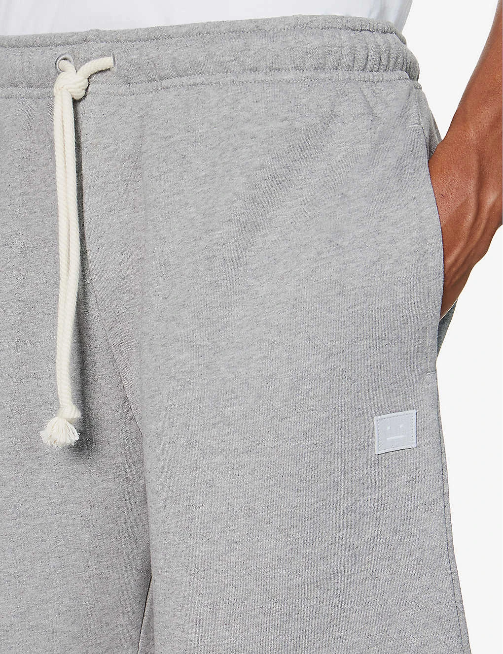 Acne Studios Forge Face Brand-patch Cotton-jersey Shorts 7 Acne Studios Forge Face Brand-patch Cotton-jersey Shorts - Image 5