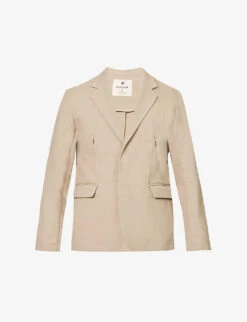 Snow Peak Air Comfort Single-breasted Regular-fit Woven Blazer