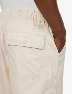 Snow Peak Takibi Ripstop Regular-fit Mid-rise Cotton-blend Trousers -KOOPES Clothing Shop R04159211 ECRU ALT04