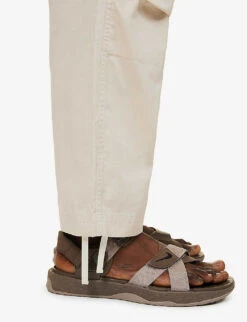 Snow Peak Takibi Ripstop Regular-fit Mid-rise Cotton-blend Trousers -KOOPES Clothing Shop R04159211 ECRU ALT05