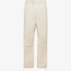 Snow Peak Takibi Ripstop Regular-fit Mid-rise Cotton-blend Trousers -KOOPES Clothing Shop R04159211 ECRU M