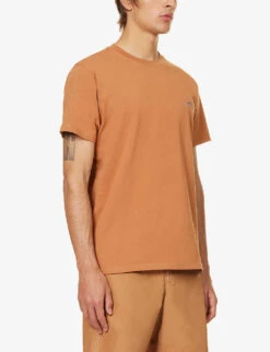 Snow Peak Relaxin' Fieldscape Brand-print Cotton-blend T-shirt 9 Snow Peak Relaxin' Fieldscape Brand-print Cotton-blend T-shirt -KOOPES Clothing Shop R04159216 BROWN ALT02