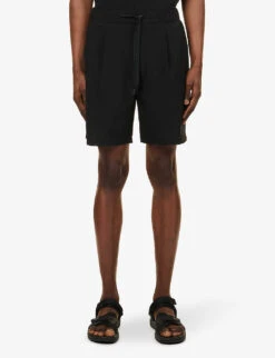 Snow Peak Quick-dry Zip-pocket Crepe Shorts -KOOPES Clothing Shop R04159222 BLACK ALT02