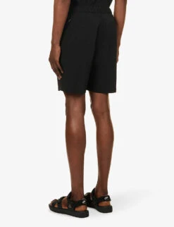 Snow Peak Quick-dry Zip-pocket Crepe Shorts -KOOPES Clothing Shop R04159222 BLACK ALT03