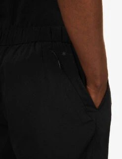 Snow Peak Quick-dry Zip-pocket Crepe Shorts -KOOPES Clothing Shop R04159222 BLACK ALT04