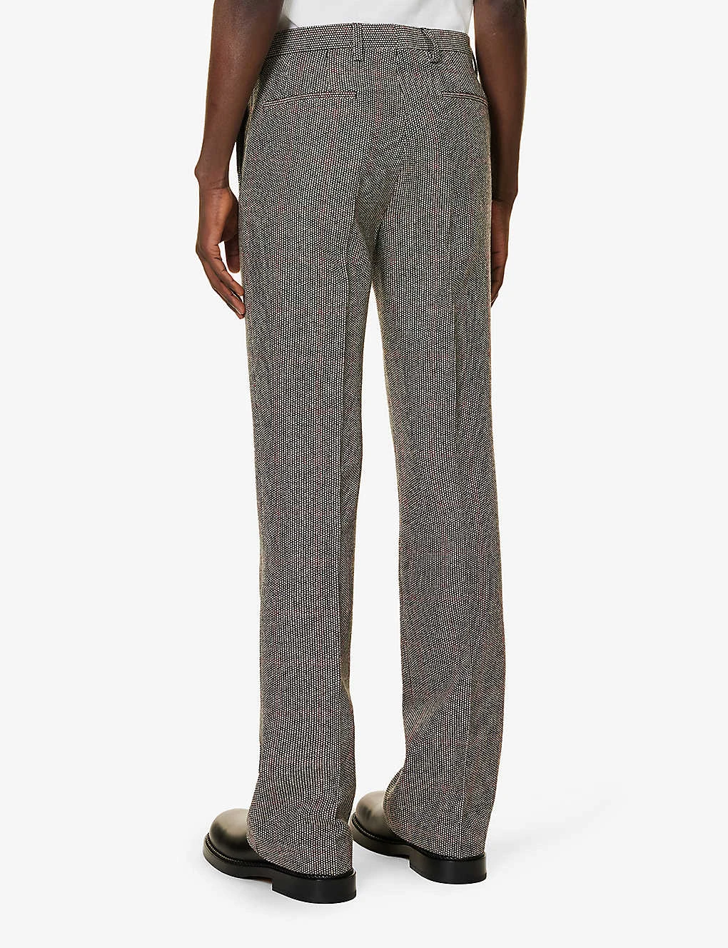 Dries Van Noten Check-print Straight-leg Wool Trousers 6 Dries Van Noten Check-print Straight-leg Wool Trousers - Image 4