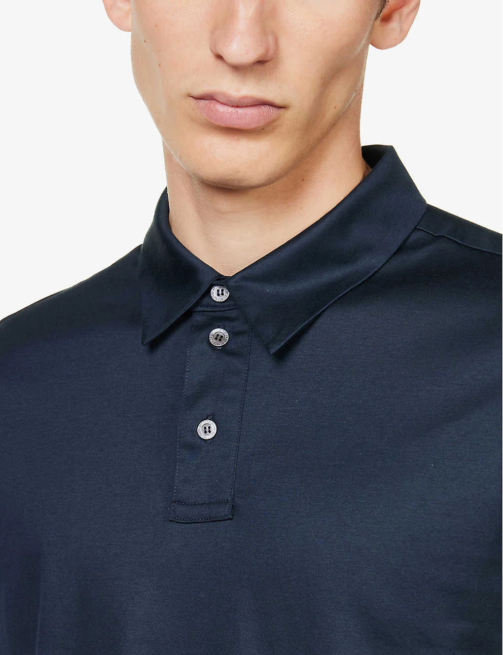 Branded-patch Short-sleeved Cotton-jersey Polo Shirt 8 Branded-patch Short-sleeved Cotton-jersey Polo Shirt - Image 6