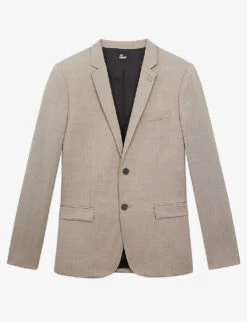 THE KOOPLES Peak-lapel Single-breasted Wool Suit Jacket