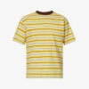 Pocket Tee Striped Cotton-jersey T-shirt