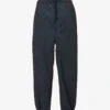 Check-print Drawstring Mid-rise Wide-leg Wool Trousers 2 Check-print Drawstring Mid-rise Wide-leg Wool Trousers -KOOPES Clothing Shop R04162322 BLUE M