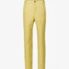 Black Prince Straight-leg Mid-rise Wool Trousers