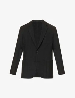 PAUL SMITH Single-breasted Notched-lapel Regular-fit Wool Blazer