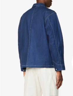 Nudie Jeans Howie Contrast-stitch Denim Jacket -KOOPES Clothing Shop R04165218 DENIM ALT03