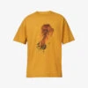 Leaf Logo-print Cotton-jersey T-shirt 1 Leaf Logo-print Cotton-jersey T-shirt -KOOPES Clothing Shop R04165314 MUSTARD M
