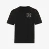 Palm Angels Logo-embroidered Cotton-jersey T-shirt