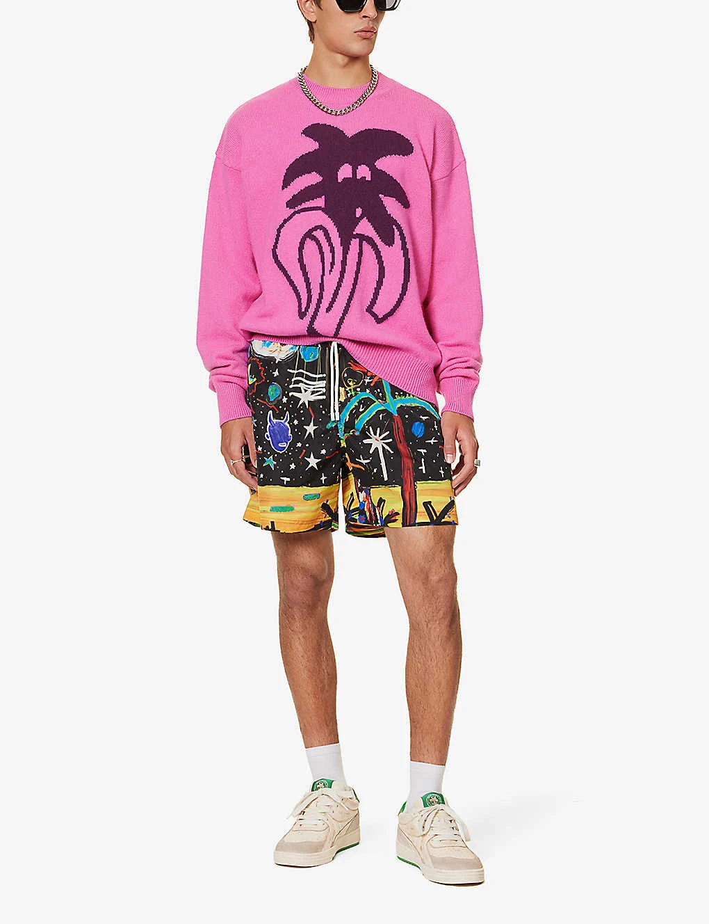 Palm Angels Starry Night Graphic-print Swim Shorts 4 Palm Angels Starry Night Graphic-print Swim Shorts - Image 2