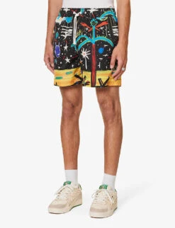 Palm Angels Starry Night Graphic-print Swim Shorts 9 Palm Angels Starry Night Graphic-print Swim Shorts -KOOPES Clothing Shop R04166064 BLACKMULTICOLOUR ALT02