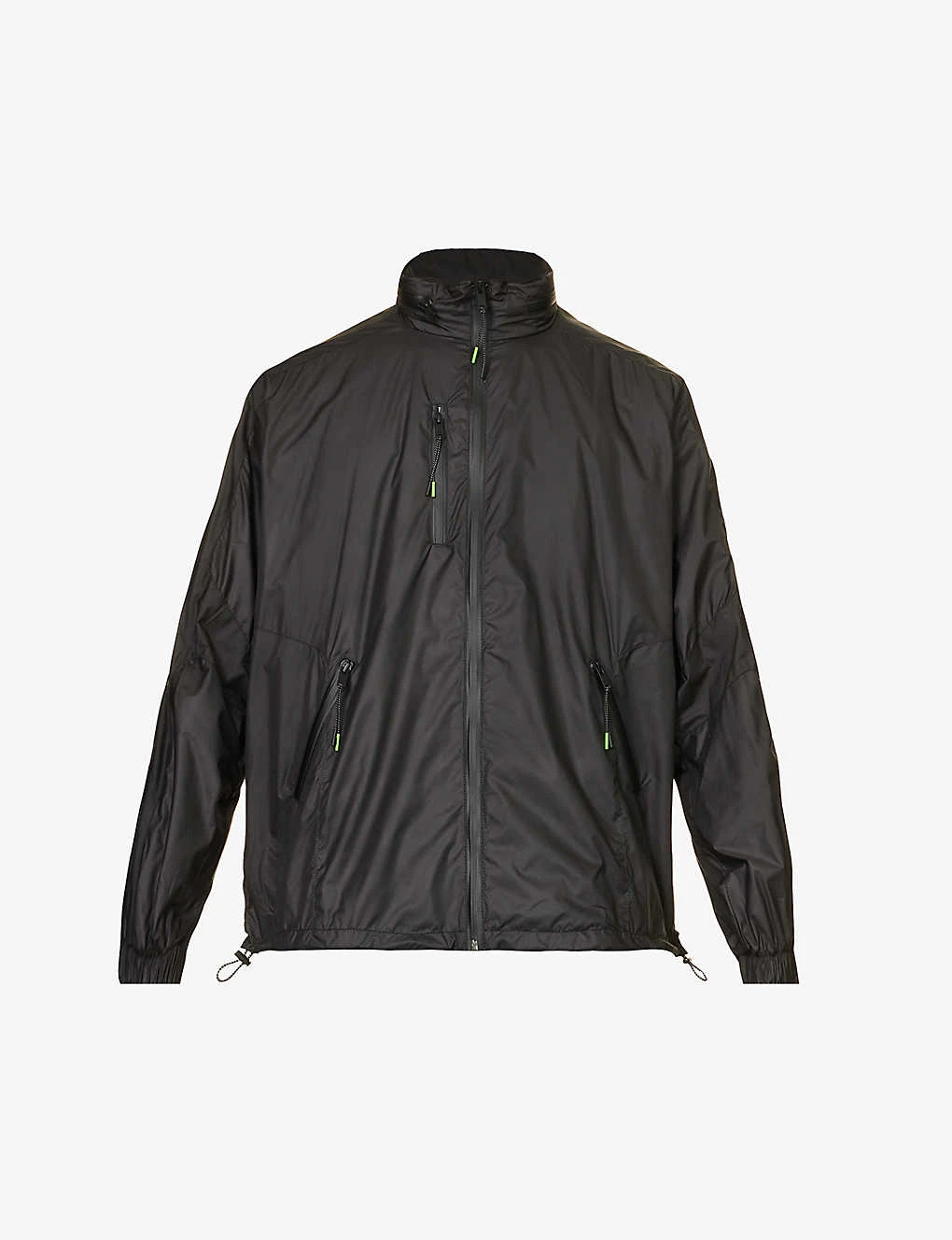 Tech Contrast-panel Oversized Shell Hooded Windbreaker Jacket 3 Tech Contrast-panel Oversized Shell Hooded Windbreaker Jacket