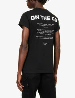 Venus-print Crewneck Cotton-jersey T-shirt 10 Venus-print Crewneck Cotton-jersey T-shirt -KOOPES Clothing Shop R04167120 BLACK ALT03