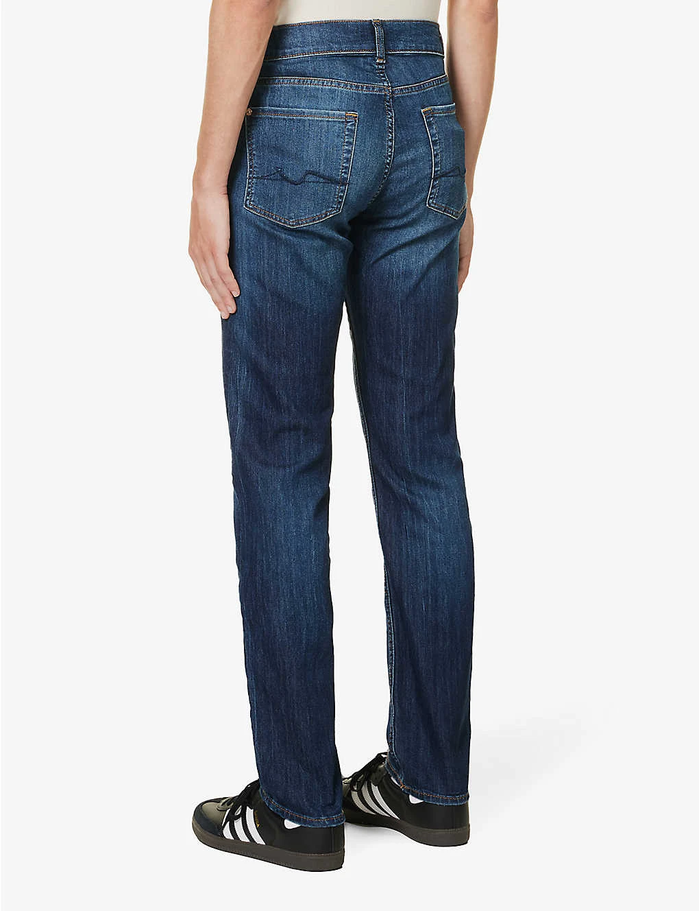 7 For All Mankind Slimmy Monterey Belt-loop Slim-fit Stretch-denim Jeans 6 7 For All Mankind Slimmy Monterey Belt-loop Slim-fit Stretch-denim Jeans - Image 4