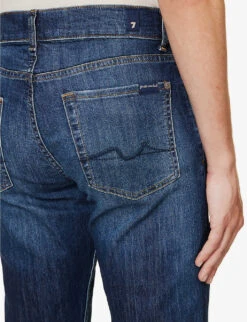 7 For All Mankind Slimmy Monterey Belt-loop Slim-fit Stretch-denim Jeans 13 7 For All Mankind Slimmy Monterey Belt-loop Slim-fit Stretch-denim Jeans -KOOPES Clothing Shop R04167703 DARKBLUE ALT04