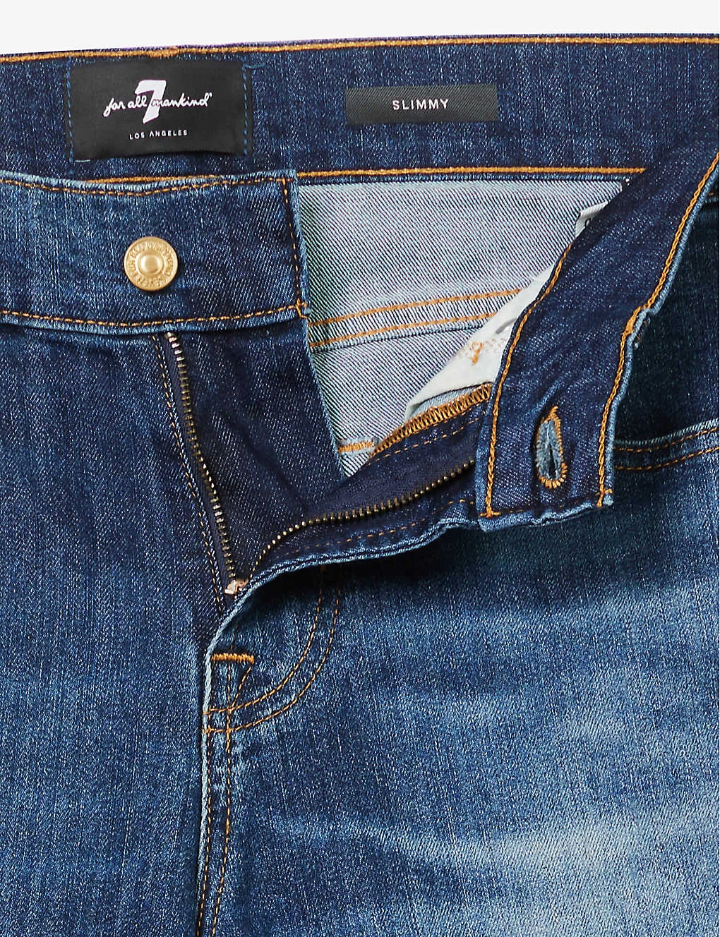 7 For All Mankind Slimmy Monterey Belt-loop Slim-fit Stretch-denim Jeans 9 7 For All Mankind Slimmy Monterey Belt-loop Slim-fit Stretch-denim Jeans - Image 7