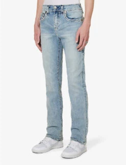 True Religion Ricky Straight-leg Slim-fit Stretch-denim Jeans 11 True Religion Ricky Straight-leg Slim-fit Stretch-denim Jeans -KOOPES Clothing Shop R04168101 DARBLIGHTWASH ALT02