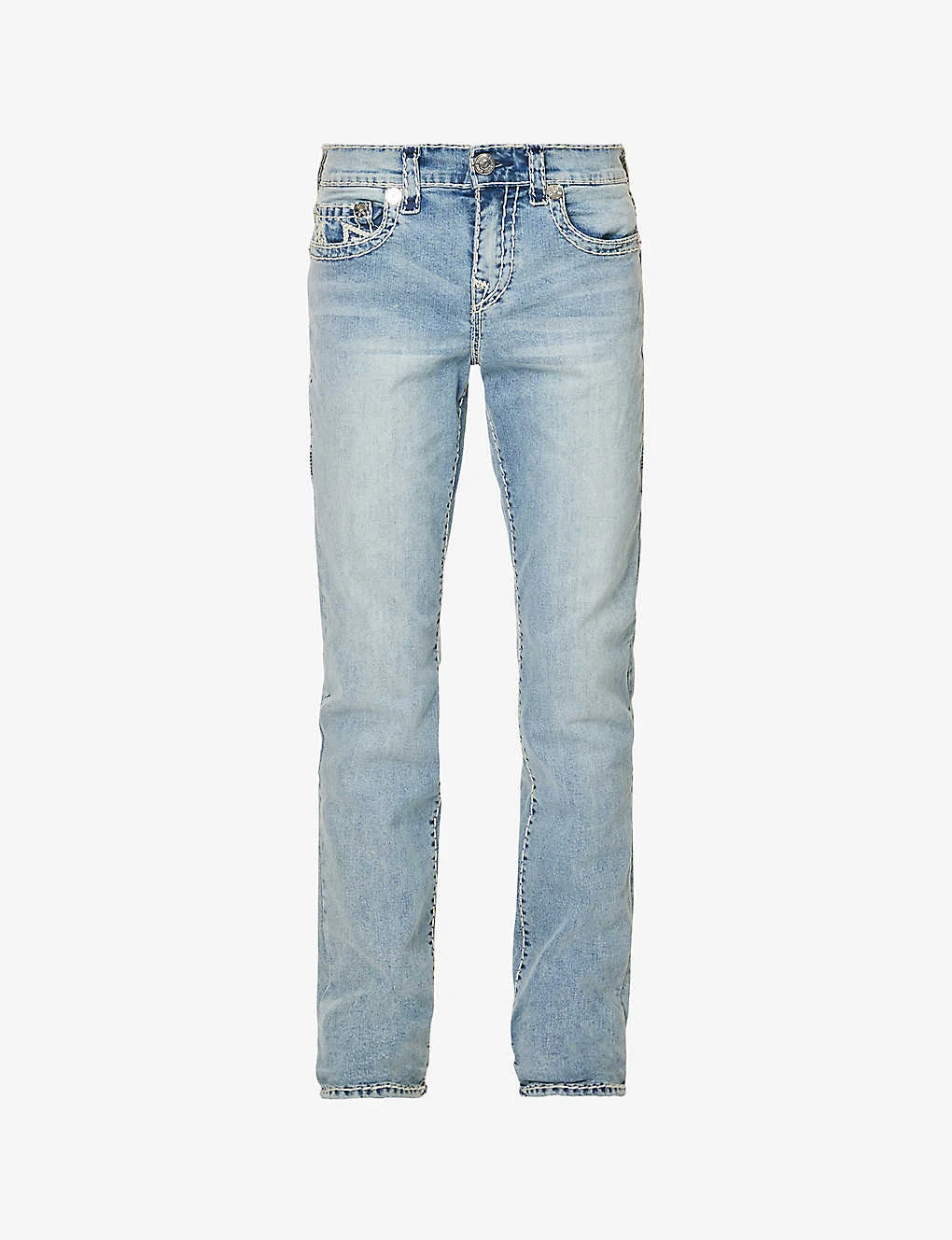 True Religion Ricky Straight-leg Slim-fit Stretch-denim Jeans 3 True Religion Ricky Straight-leg Slim-fit Stretch-denim Jeans