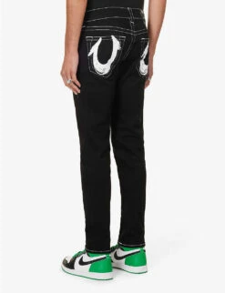 True Religion Rocco Slim-fit Straight-leg Stretch-denim Jeans -KOOPES Clothing Shop R04168110 RINSEBLACK ALT03