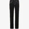 True Religion Rocco Slim-fit Straight-leg Stretch-denim Jeans -KOOPES Clothing Shop R04168110 RINSEBLACK M