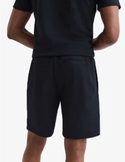 Reiss Malin Drawstring-waist Woven Shorts -KOOPES Clothing Shop R04169151 NAVY ALT03