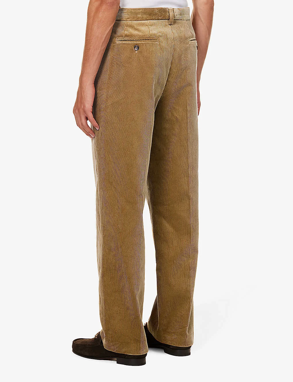 Bally Straight-leg Mid-rise Cotton-corduroy Trousers 6 Bally Straight-leg Mid-rise Cotton-corduroy Trousers - Image 4