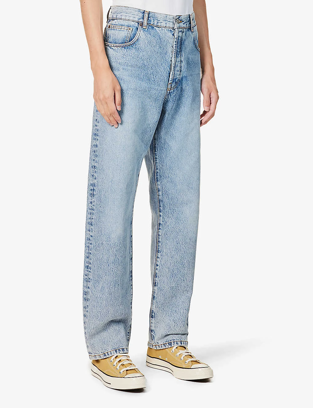 Dexy Straight-leg Organic-cotton And Recycled-cotton Denim Jeans 4 Dexy Straight-leg Organic-cotton And Recycled-cotton Denim Jeans - Image 3