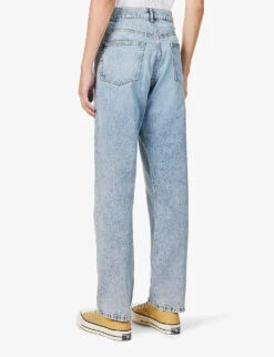 Dexy Straight-leg Organic-cotton And Recycled-cotton Denim Jeans 10 Dexy Straight-leg Organic-cotton And Recycled-cotton Denim Jeans -KOOPES Clothing Shop R04171483 VINTAGE72 ALT03