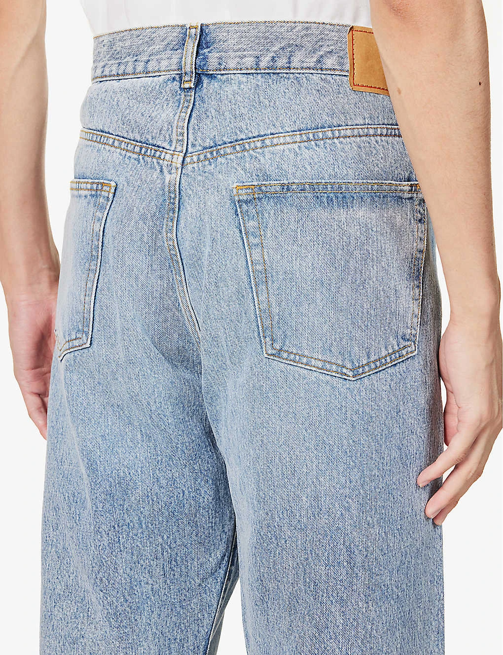 Dexy Straight-leg Organic-cotton And Recycled-cotton Denim Jeans 7 Dexy Straight-leg Organic-cotton And Recycled-cotton Denim Jeans - Image 6