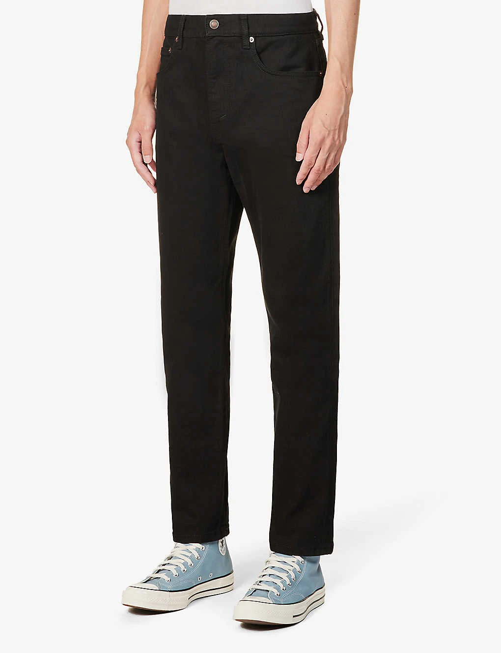 Tapered-leg Mid-rise Organic Stretch-denim Jeans 5 Tapered-leg Mid-rise Organic Stretch-denim Jeans - Image 3