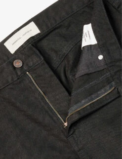 Tapered-leg Mid-rise Organic Stretch-denim Jeans 15 Tapered-leg Mid-rise Organic Stretch-denim Jeans -KOOPES Clothing Shop R04171485 RINSESTAYBLACK ALT06