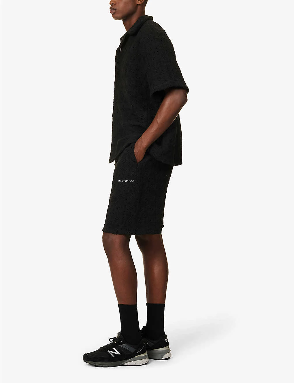 Straight-leg Mid-rise Cotton Shorts 4 Straight-leg Mid-rise Cotton Shorts - Image 2