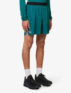 Pressio Elite Branded-print Recycled-polyester Blend Shorts -KOOPES Clothing Shop R04172901 SPRUCE ALT02