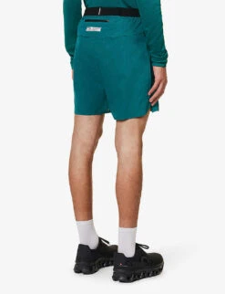 Pressio Elite Branded-print Recycled-polyester Blend Shorts -KOOPES Clothing Shop R04172901 SPRUCE ALT03