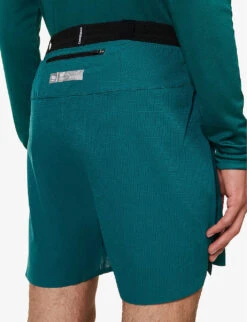 Pressio Elite Branded-print Recycled-polyester Blend Shorts -KOOPES Clothing Shop R04172901 SPRUCE ALT04