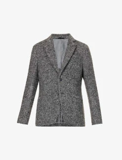 Giorgio Armani Single-breasted Notched-lapel Woven Jacket