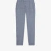 Ted Baker Scopet Slim-fit Puppytooth Linen And Wool-blend Suit Trousers