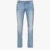 NEUW Lou Brand-patch Slim-fit Stretch-denim Jeans -KOOPES Clothing Shop R04174655 MIDINDIGO M
