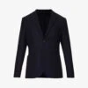 Single-breasted Regular-fit Wool And Cashmere-blend Jacket -KOOPES Clothing Shop R04179741 DARKBLUE M